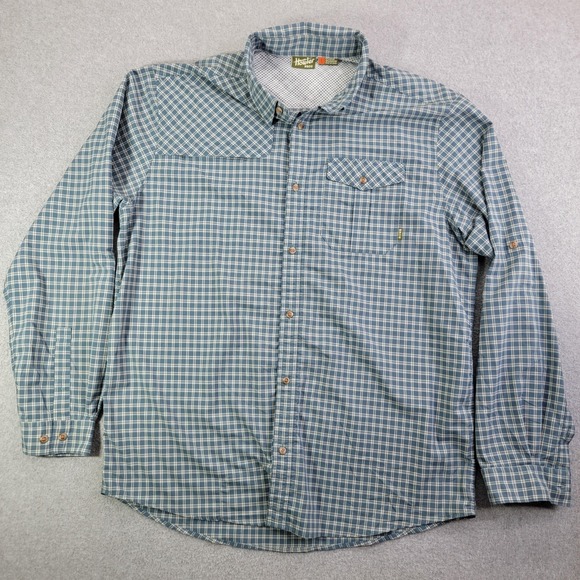 Howler Bros Other - Howler Bros Shirt Mens Large Blue Plaid Long Sleeve Button Front Fishing Hiking